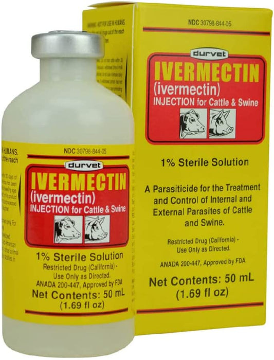 Ivermectin 1% Injection for Cattle & Swine