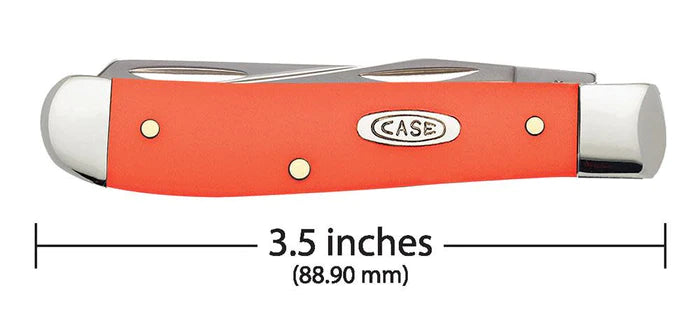 Case Knife Orange Synthetic Mini Trapper